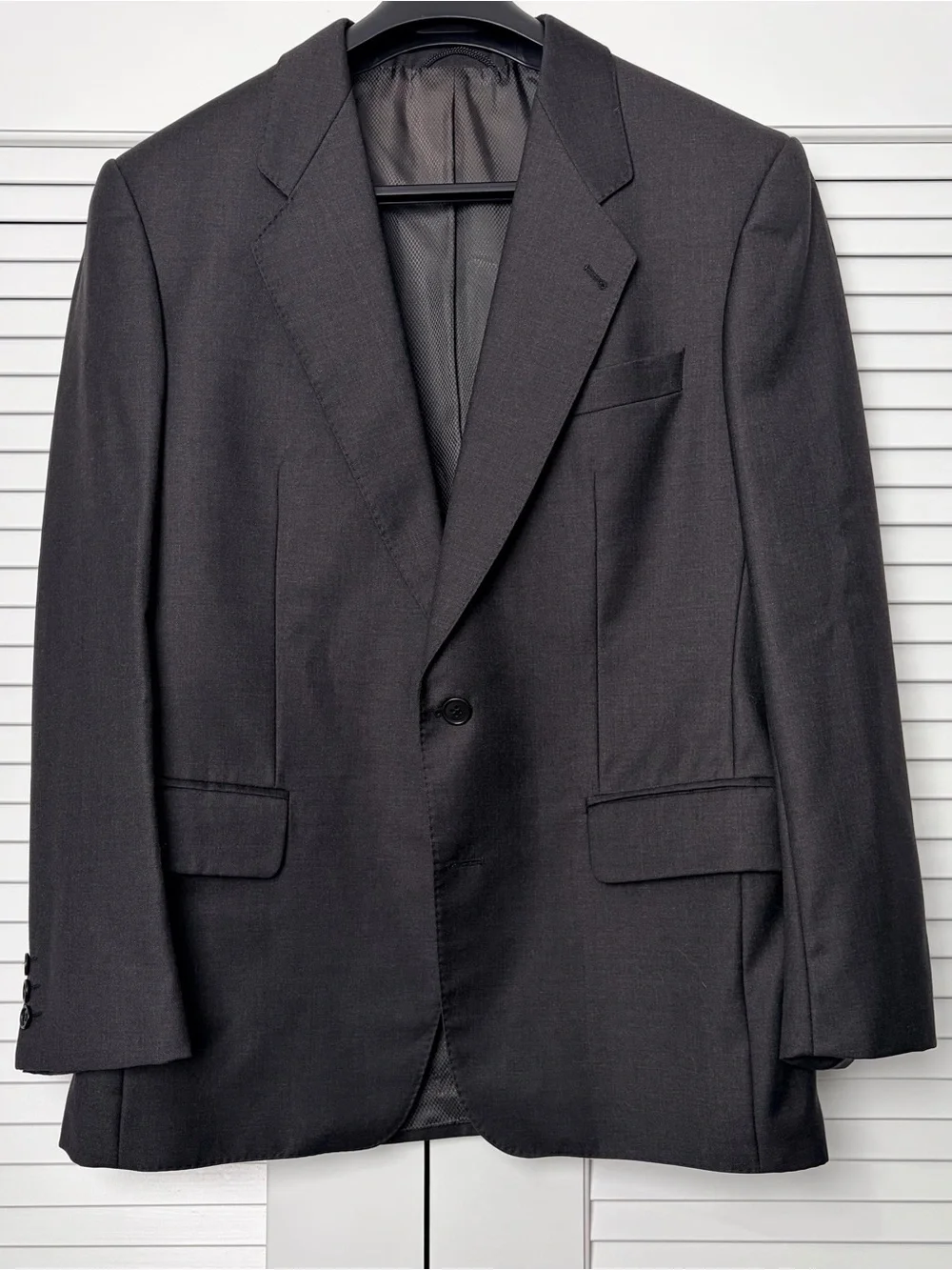 Loro Piana Super 100's Wool Bespoke Blazer Reising Frankfurt Mens 44R 48EU